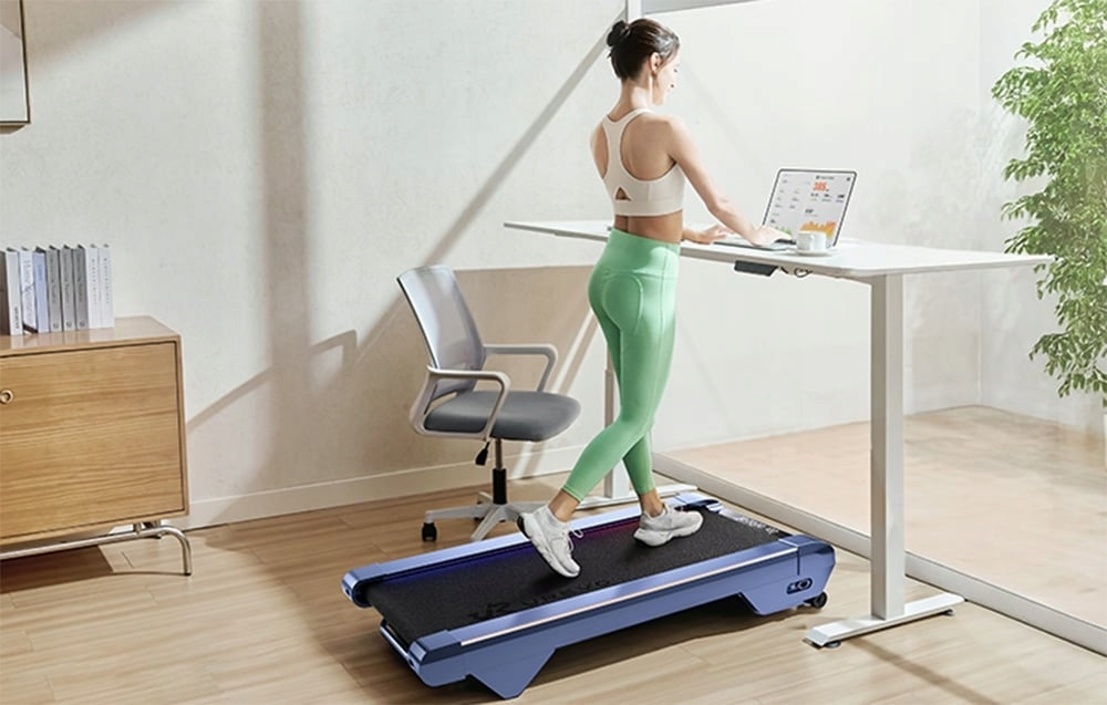 Electric treadmill UREVO CyberPad Blue - Blue Maximum user weight 120 kg