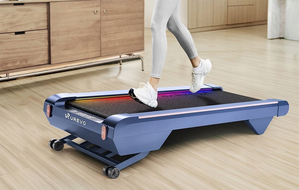 Electric treadmill UREVO CyberPad Blue - Blue Model CyberPad