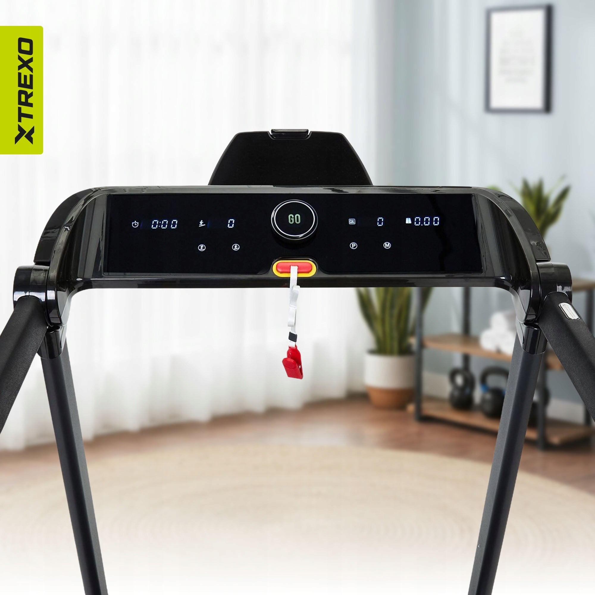 Electric treadmill XTREXO TXO-X250-B FOLDING ANGLE ADJUSTMENT 1-16 km/h Kind electric