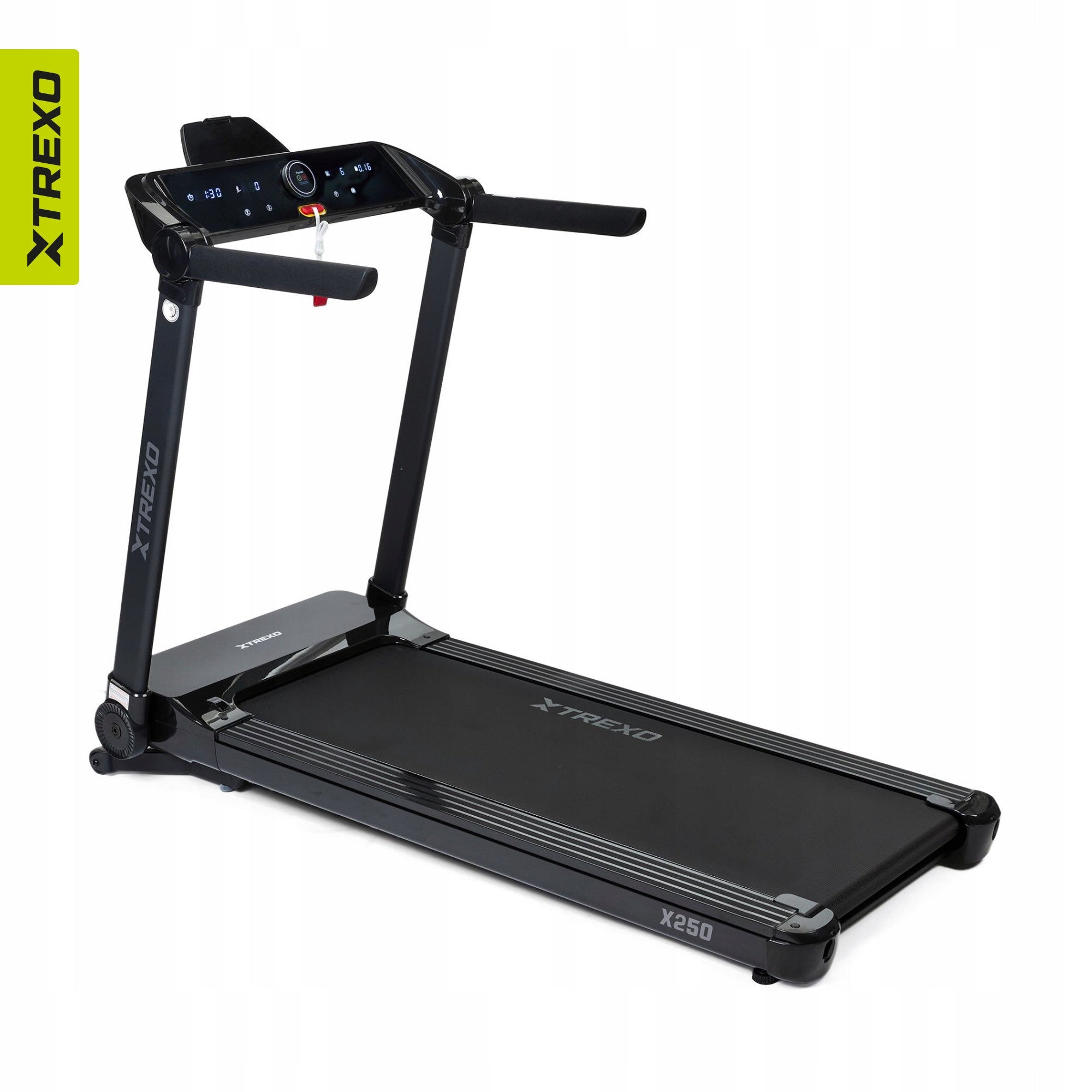Electric treadmill XTREXO TXO-X250-B FOLDING ANGLE ADJUSTMENT 1-16 km/h Maximum user weight 110 kg