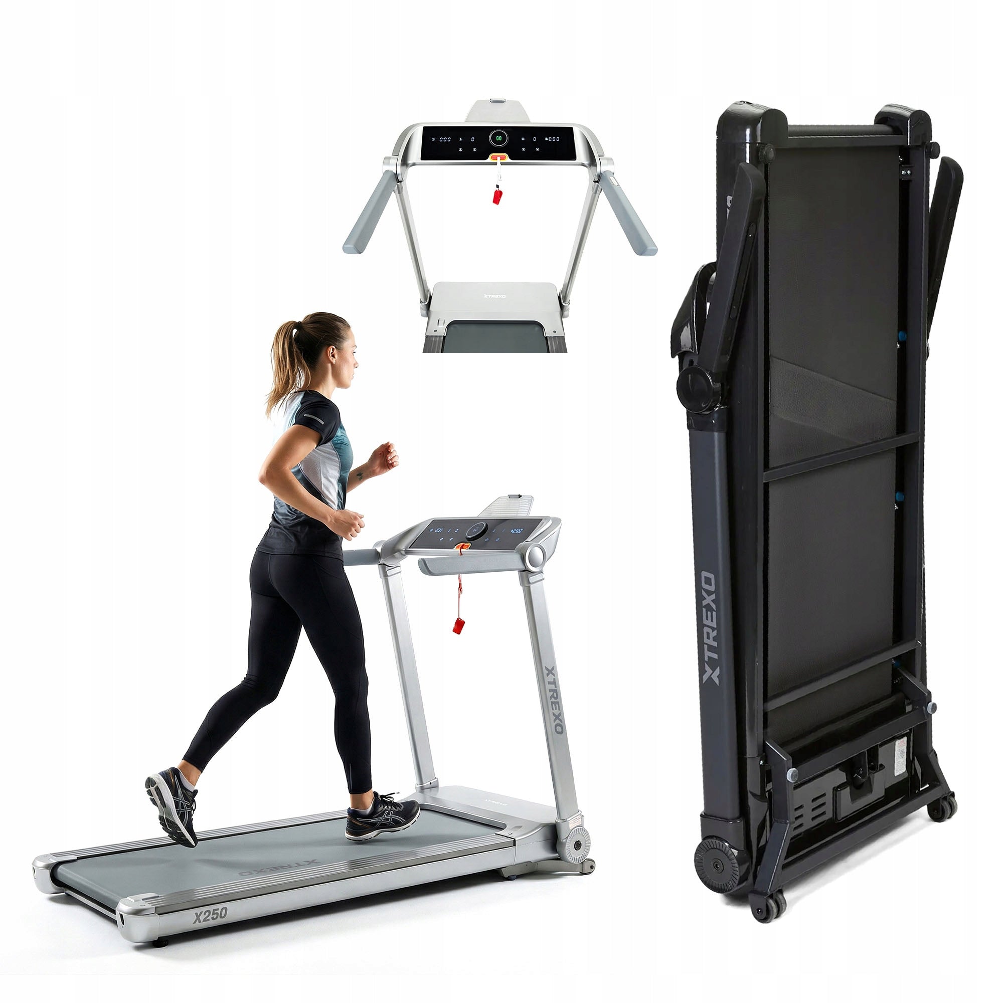 Electric treadmill XTREXO TXO-X250-S FOLDING ANGLE ADJUSTMENT 1-16 km/h