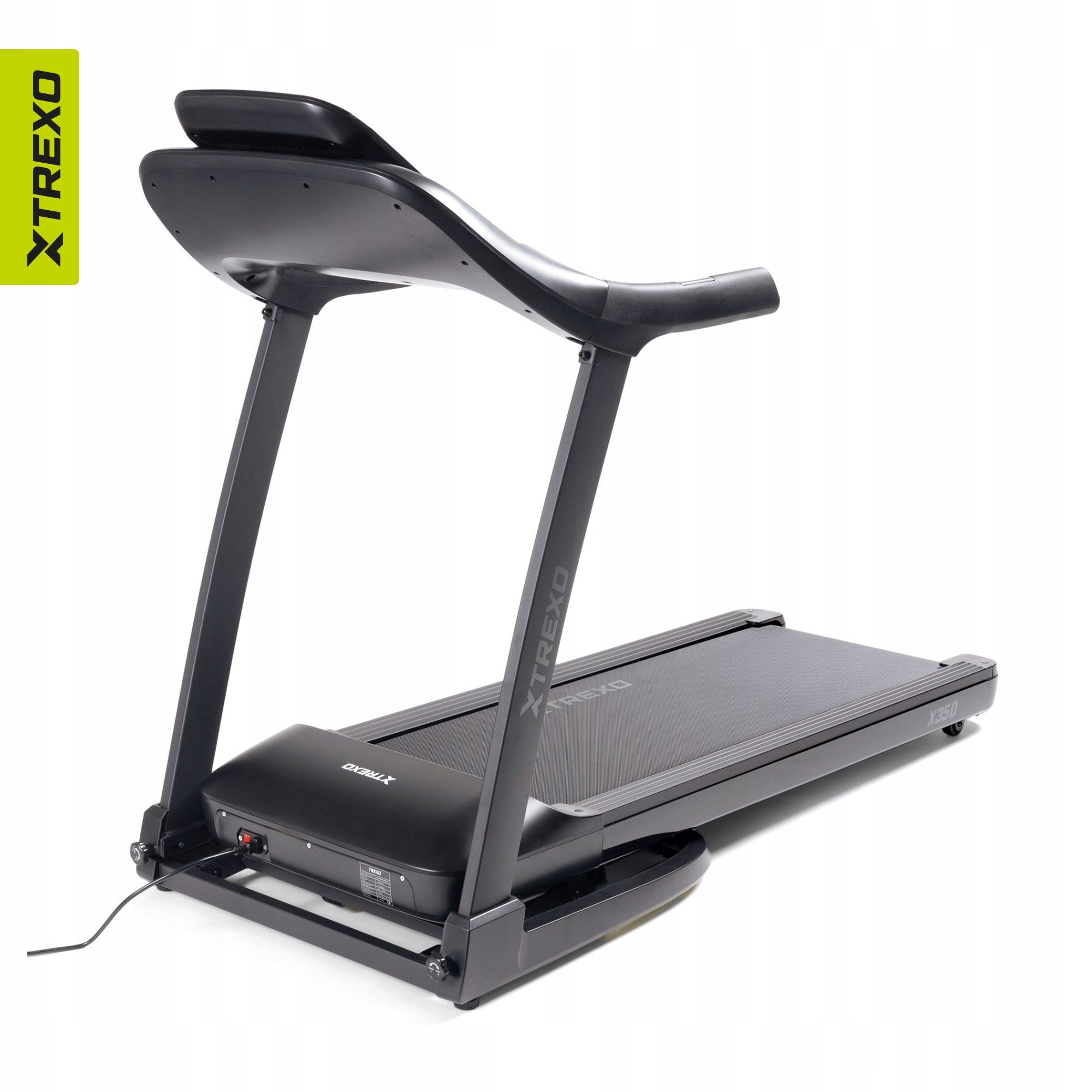 Electric treadmill XTREXO TXO-X350-B 1575x750x1313mm SHOCK ABSORPTION Additional features transport wheels place for mobile phone/tablet tilt angle adjustment display