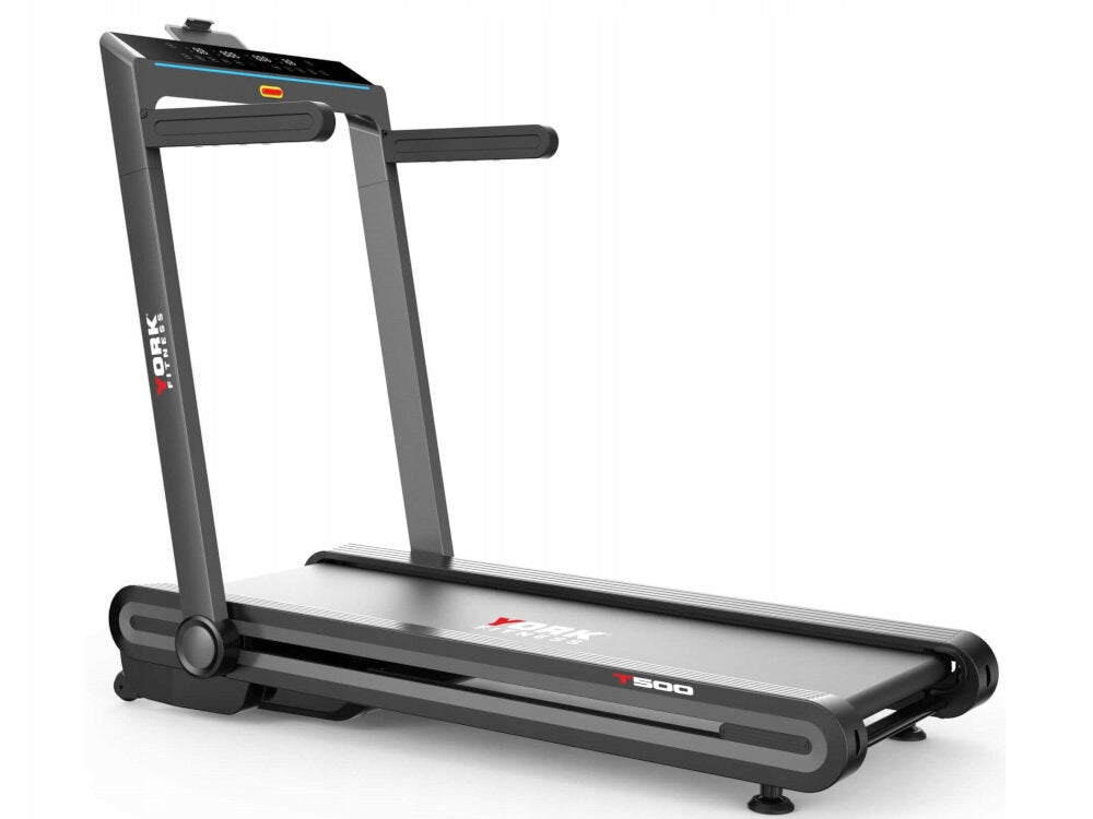 Electric treadmill YORK FITNESS T500 1470W 16 km/h Measurements training duration pulse distance burned calories number of steps speed