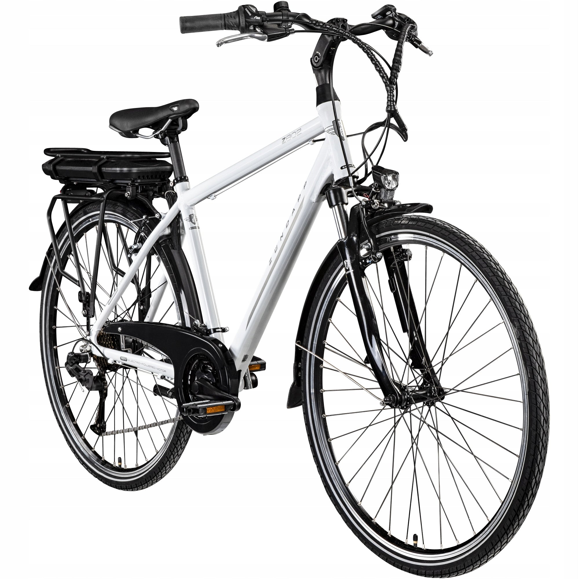 Electric trekking bike Zundapp Z802 19" 28" 250W 10,4Ah white