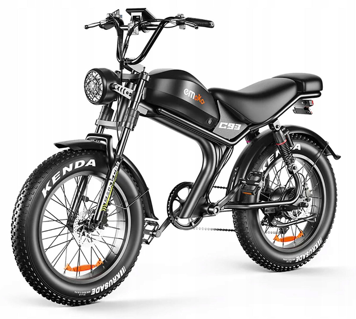Electric vehicle EMOKO C93 1000W 35AH 50KM/H 160km 20*4'' for adults Manufacturer code EMOKO C93 Pojazd Elektryczny