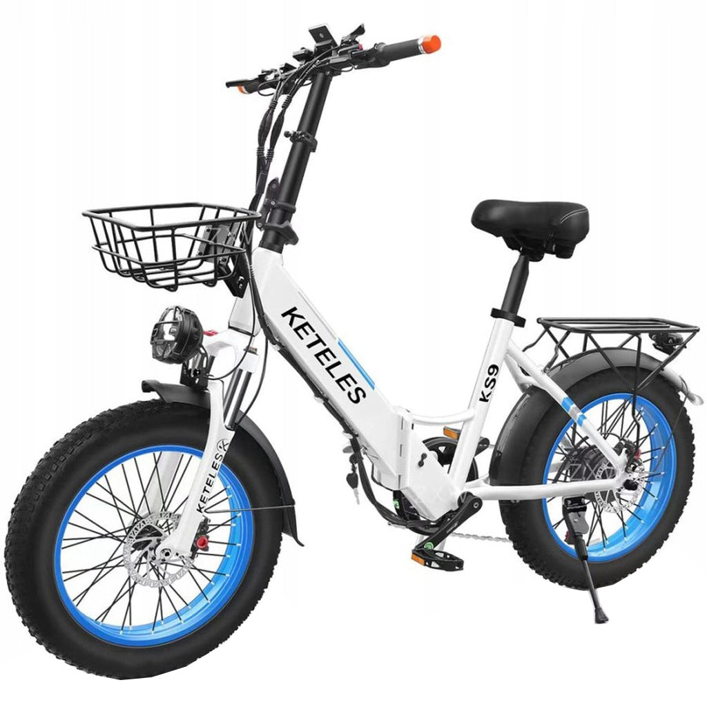 Electric vehicle KETELES KS9 1000W 48V18AH 40KM/H 20" folding city women