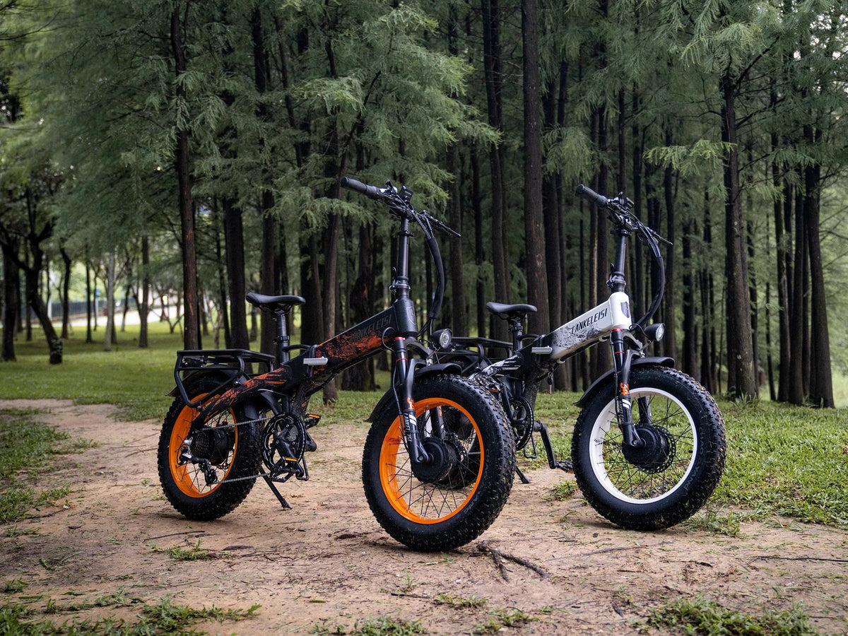Electric vehicle LANKELEISI X2000 MAX 2000W 48V 20AH Samsung 48KM/H 130HP Foldability partially assembled, calibrated