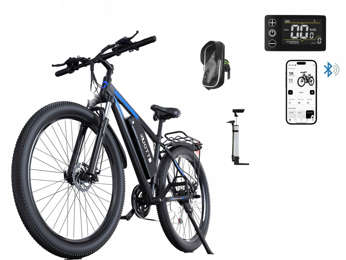 Electric vehicles DUOTTS C29 1000W 48V 15AH 55KM/H Shimano 21-speed APP