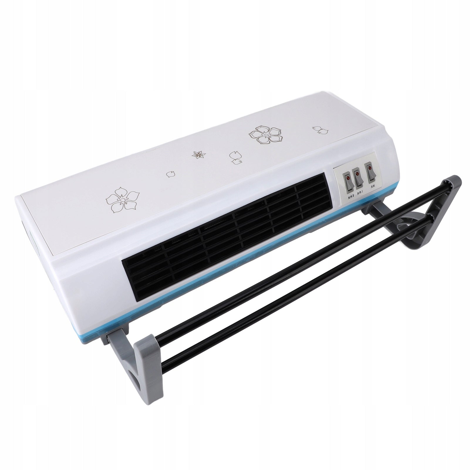 Electric wall heater, PTC ceramic wall heater, EU plug 2 Dominant color multicolor