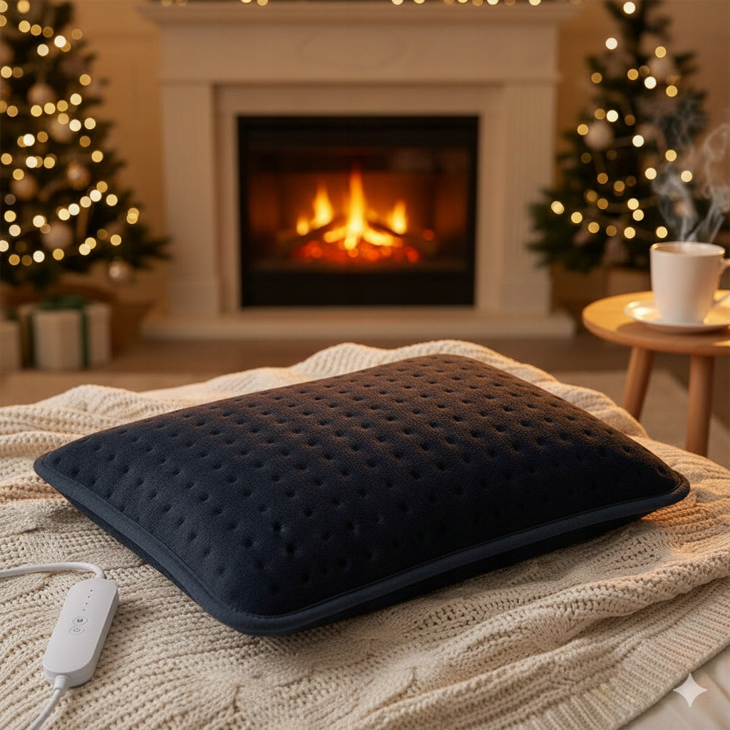 Electric warming pillow 60x38 cm for back neck 4 levels