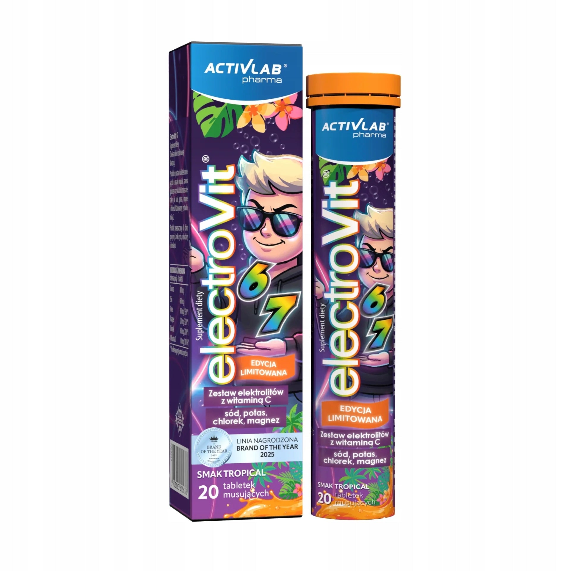 ElectroVit 67 Activlab Electrolytes For Children Vitamin C 20 Sparkling Tables