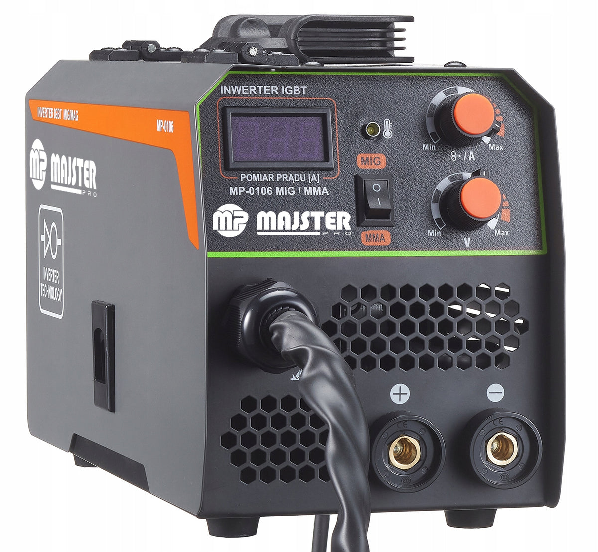 Electrode Welding Machine INVERTER Self-shielding Wire STRONG MIGOMA Manufacturer code Spawarka Elektrodowa Drut Samoosłonowy