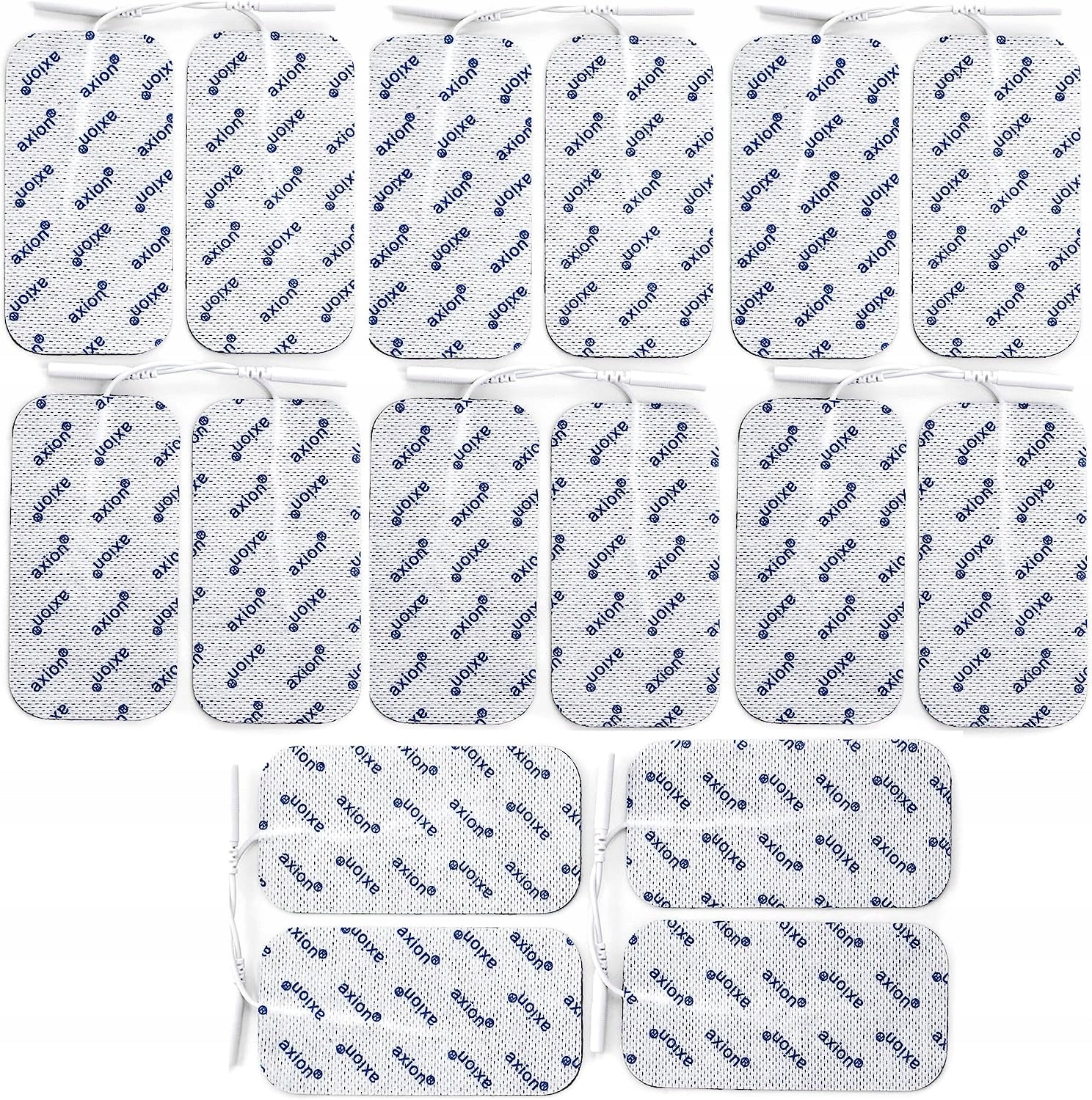 Electrodes TENS EMS 10x5cm 2mm large gel self-adhesive XXL 16 pcs massager Packaging status original