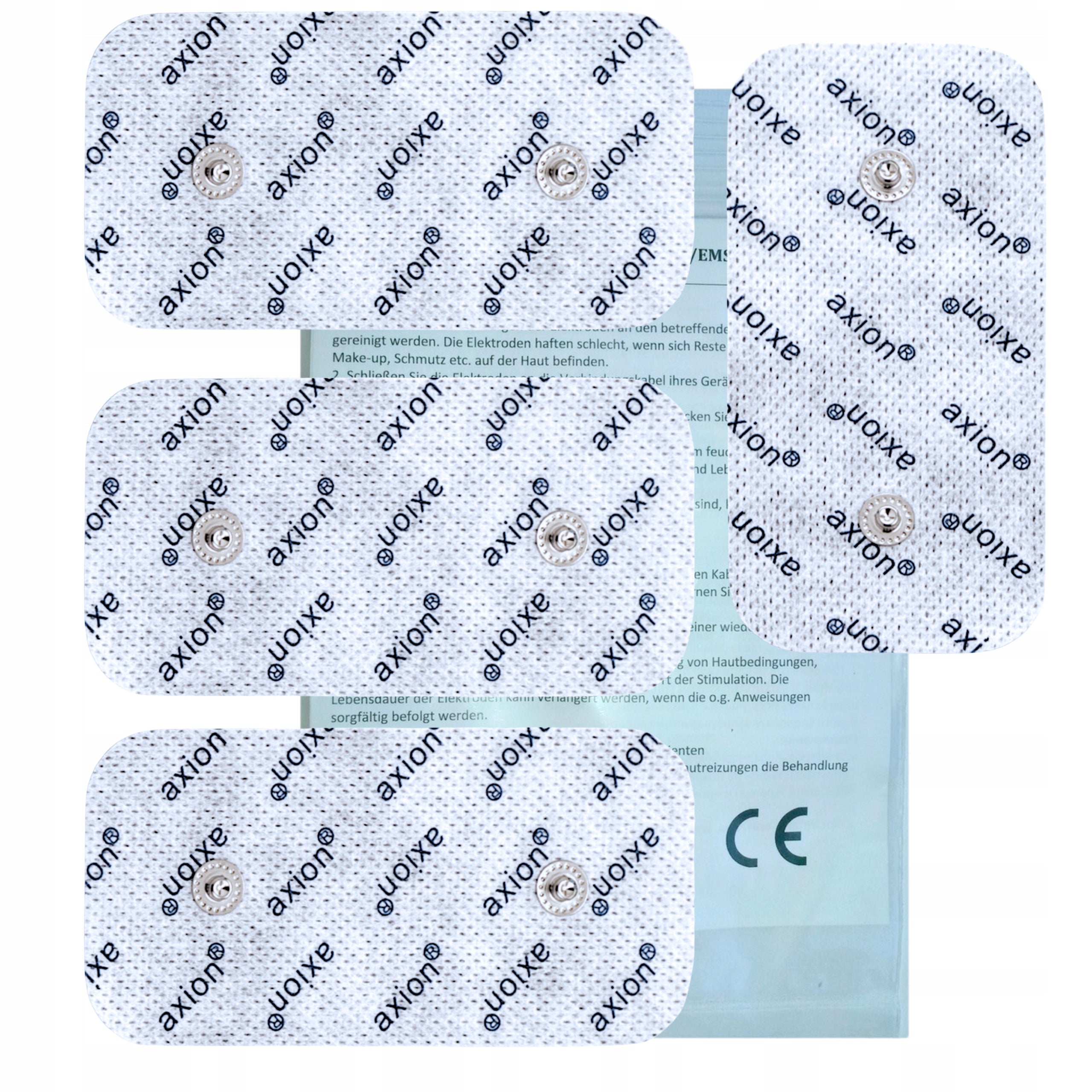 Electrodes for Compex SNAP 3.75 10x5 cm replacement SP FIT large TENS EMS 4 pcs.