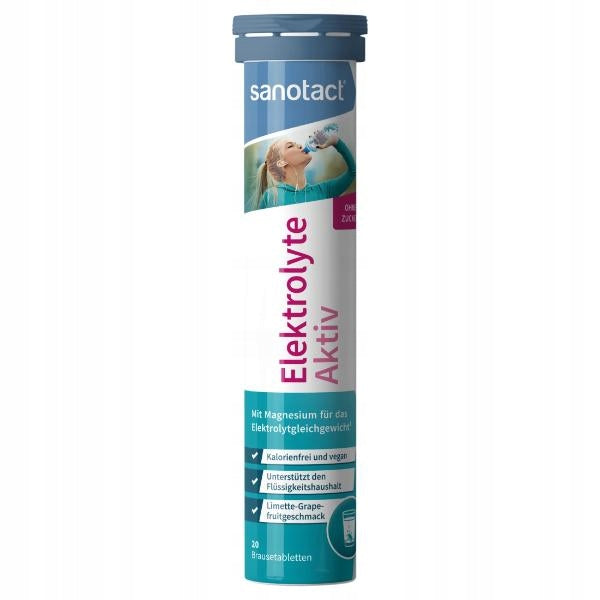 Electrolytes Aktiv, Sanotact, 20 effervescent tablets