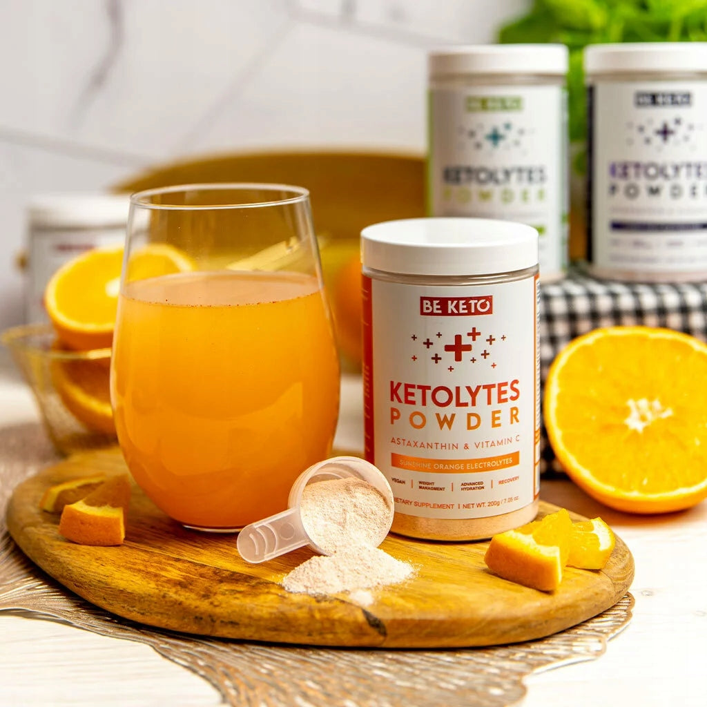 Electrolytes BeKeto Ketolytes Astaxanthin & Vitamin C Orange 200 g Expiration date at least six months from the date of purchase