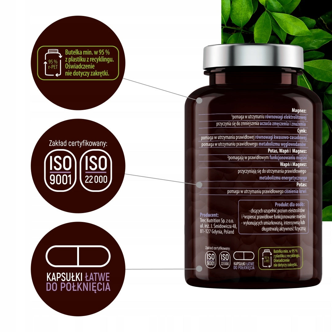 Electrolytes Complex - Magnesium Potassium Zinc Chloride - Muscles Heart Fatigue Brand Essensey