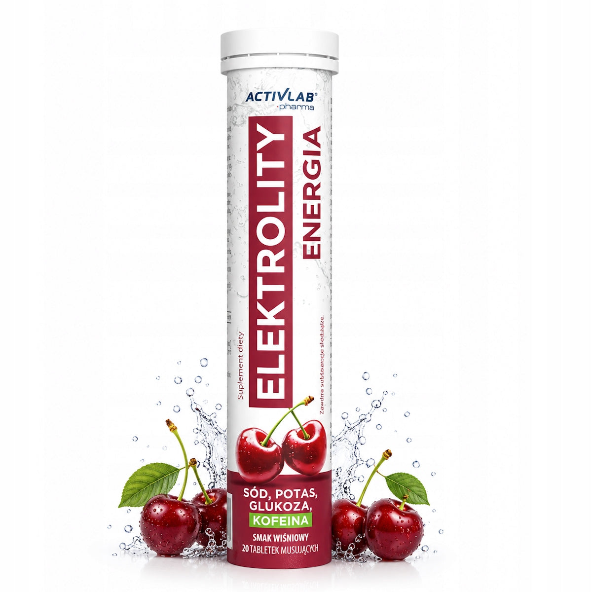 Electrolytes Energy - cherry (tuba/20 tab.)