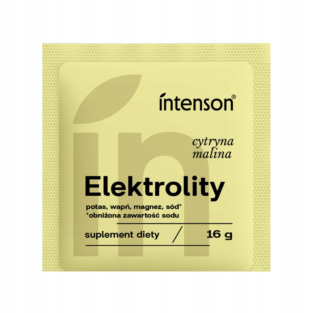 Electrolytes Intenson (SODIUM POTASSIUM CALCIUM MAGNESIUM) SUGAR FREE KETO Set 10x 16G Packaging status original