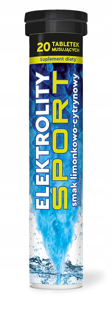 Electrolytes Sport Lime-Citrine Flavoured 20 Effervescent Tablets
