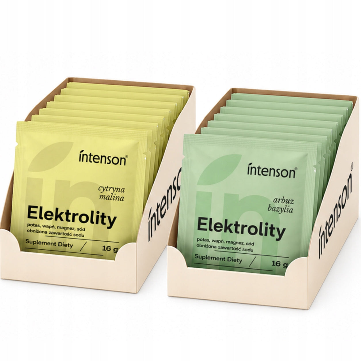Electrolytes WITHOUT SUGAR Intenson MINI TRAVEL SACHET mix 20X 16G