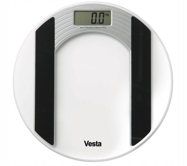 Electronic Bathroom Scale Vesta EBS01X Glass