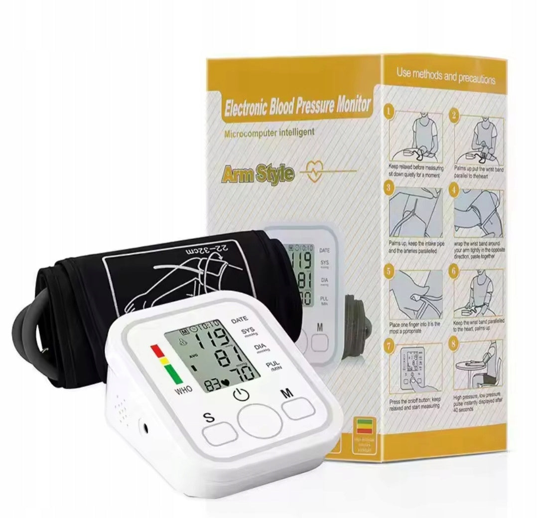 Electronic Blood Pressure Monitor Arm Style on