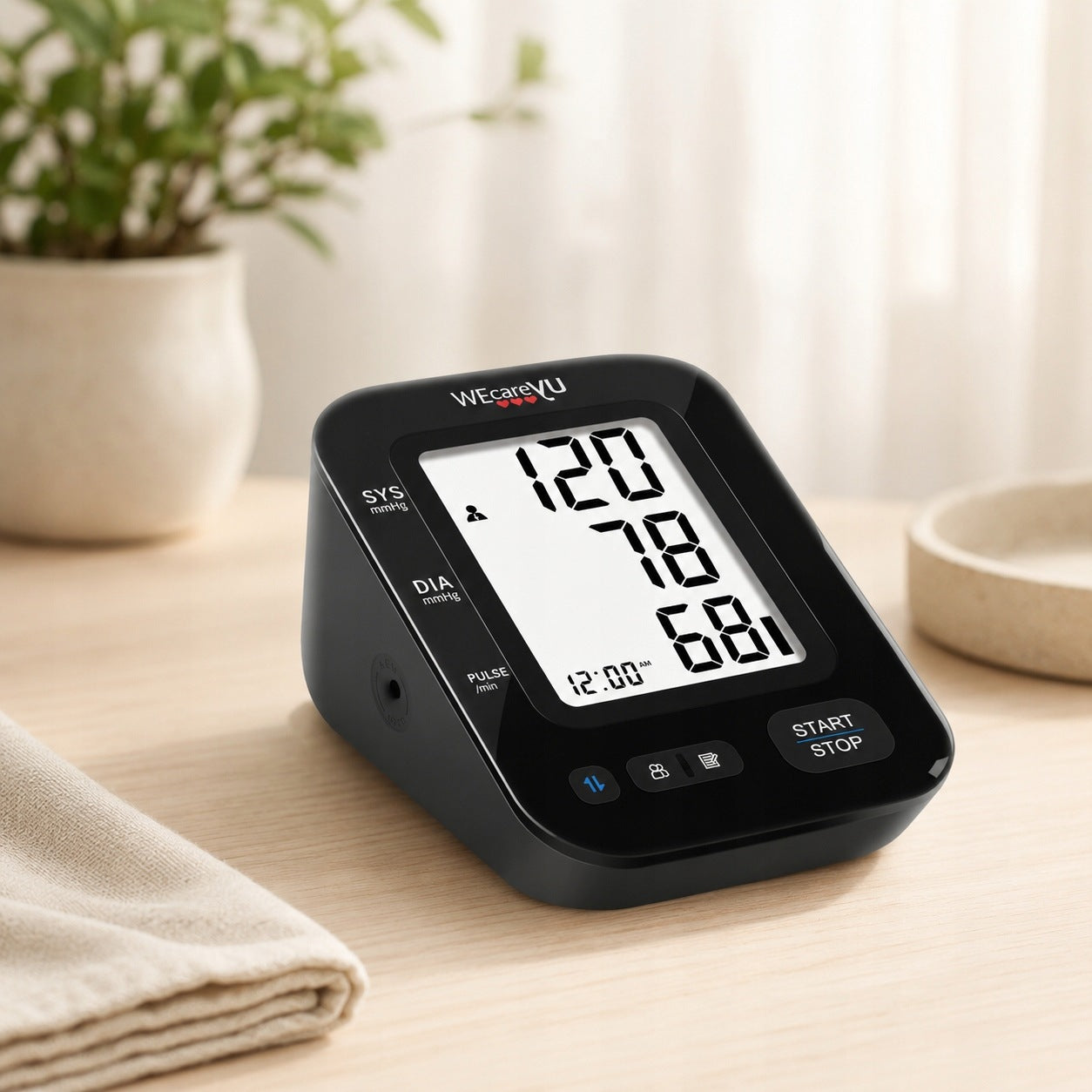 Electronic Blood Pressure Monitor Sprechender Arm WECAREYU Blood Pressure Measurement Medical device no
