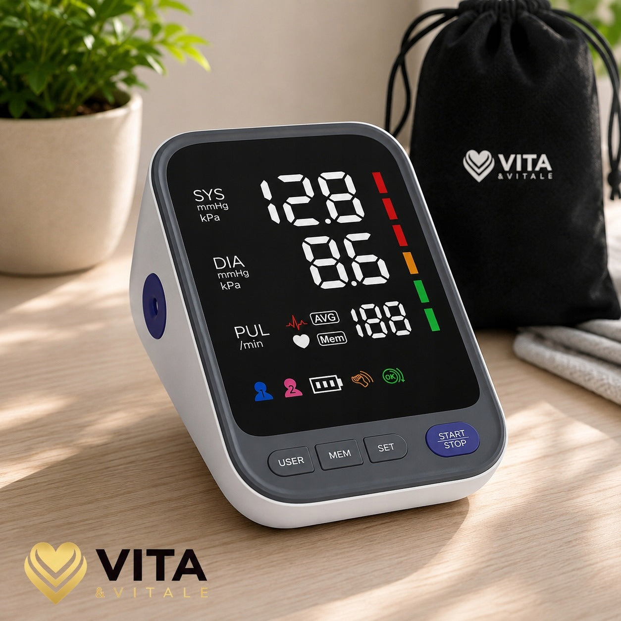 Electronic Blood Pressure Monitor with Standard Cuff FC-BP113 for Shoulder Brand no brand