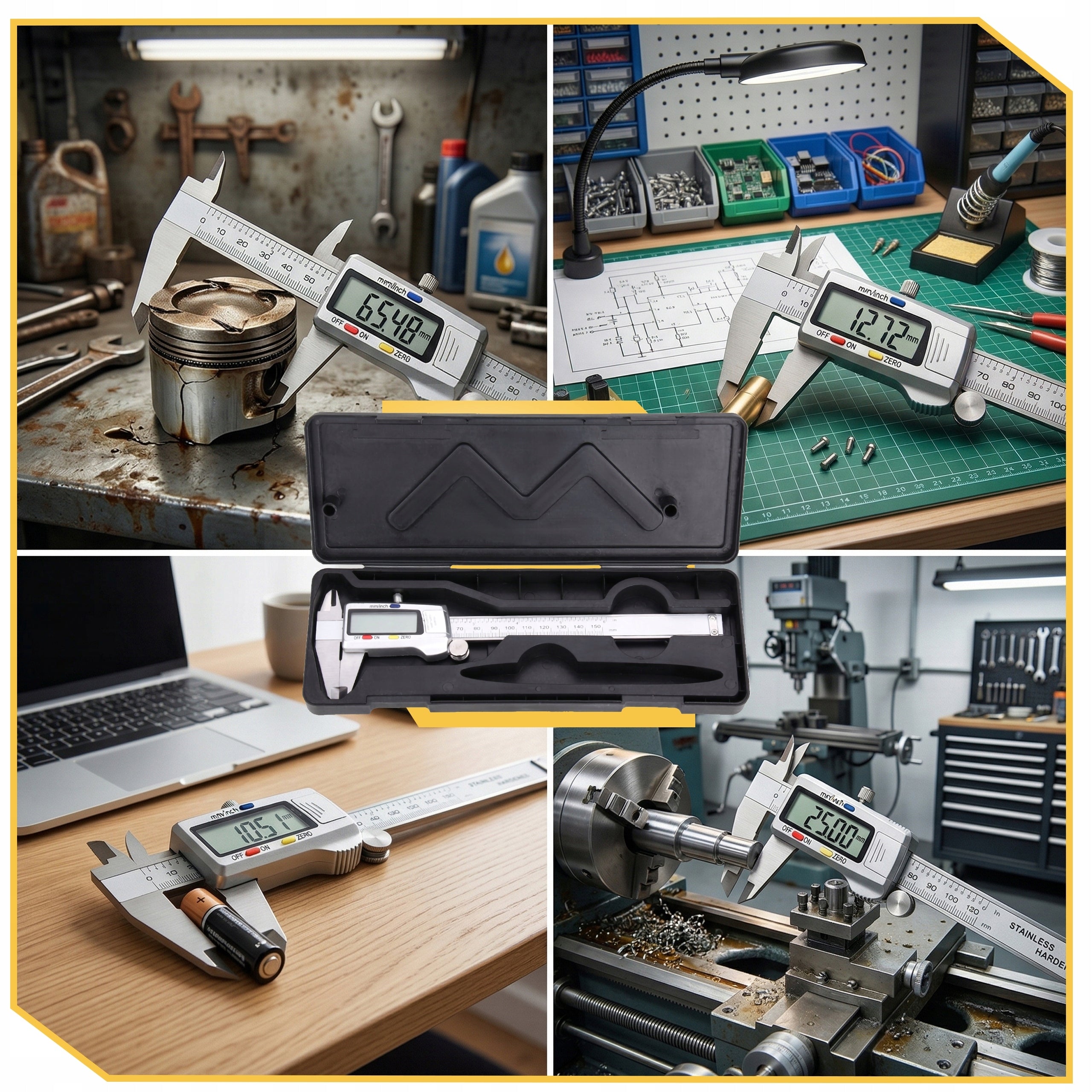 Electronic Caliper Workshop Steel Digital ACCURATE 0-150mm CASE Brand LTC