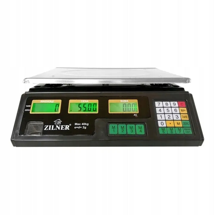 Electronic Commercial Scale 40kg LCD Price Calculator Shop Battery Packaging status original