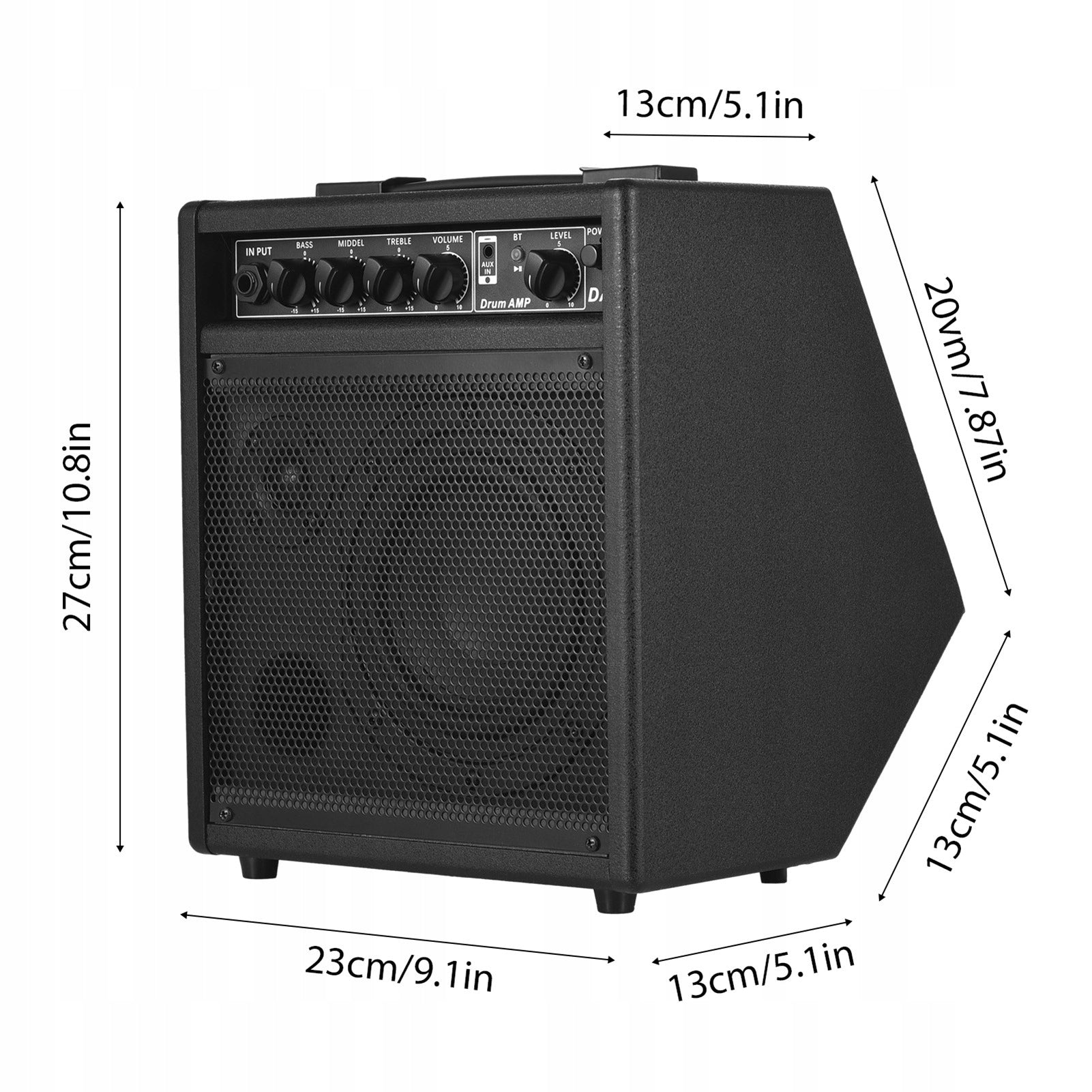 Electronic Drum Speaker Portable BT Practice Amplifier 5N