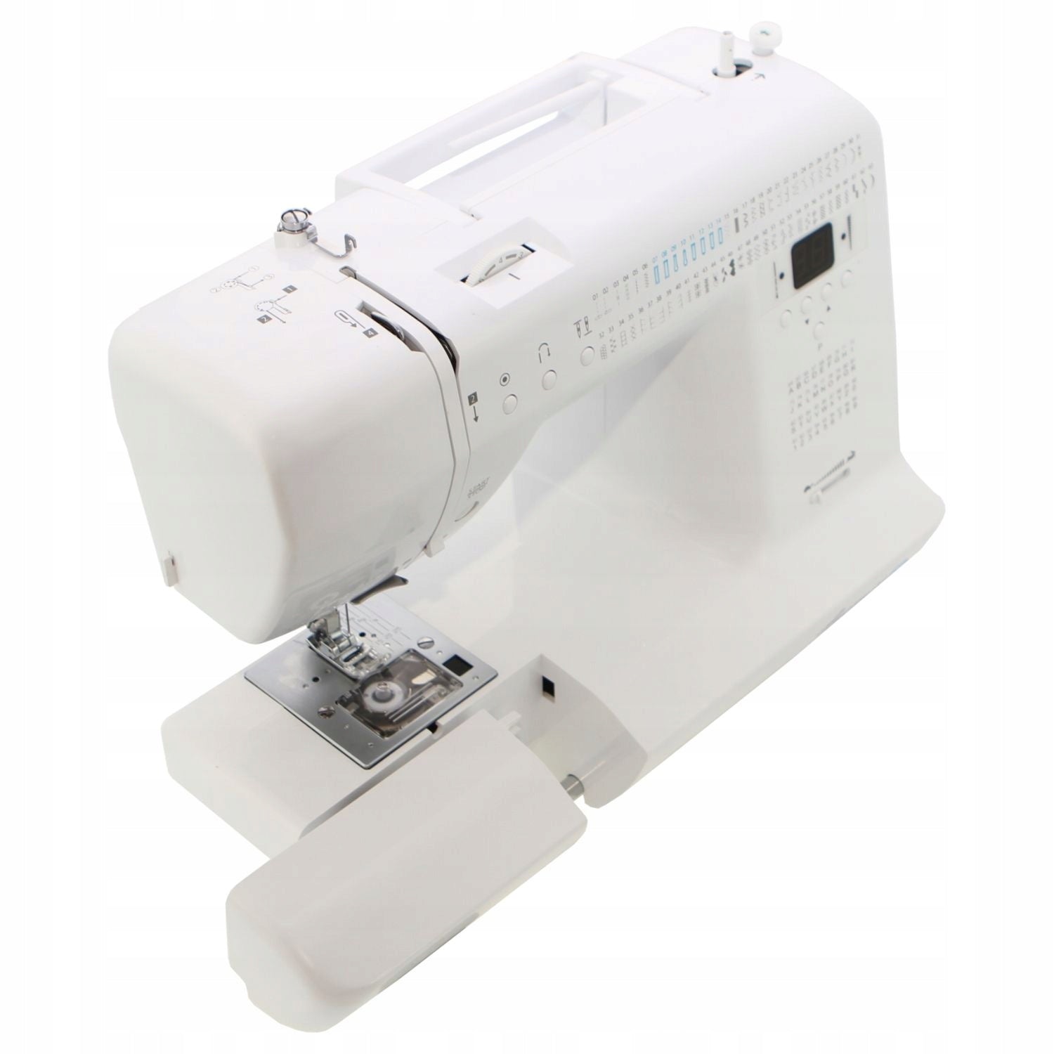 Electronic Home Sewing Machine Strong Malwina 99 Stitches Letter Number Dominant color white
