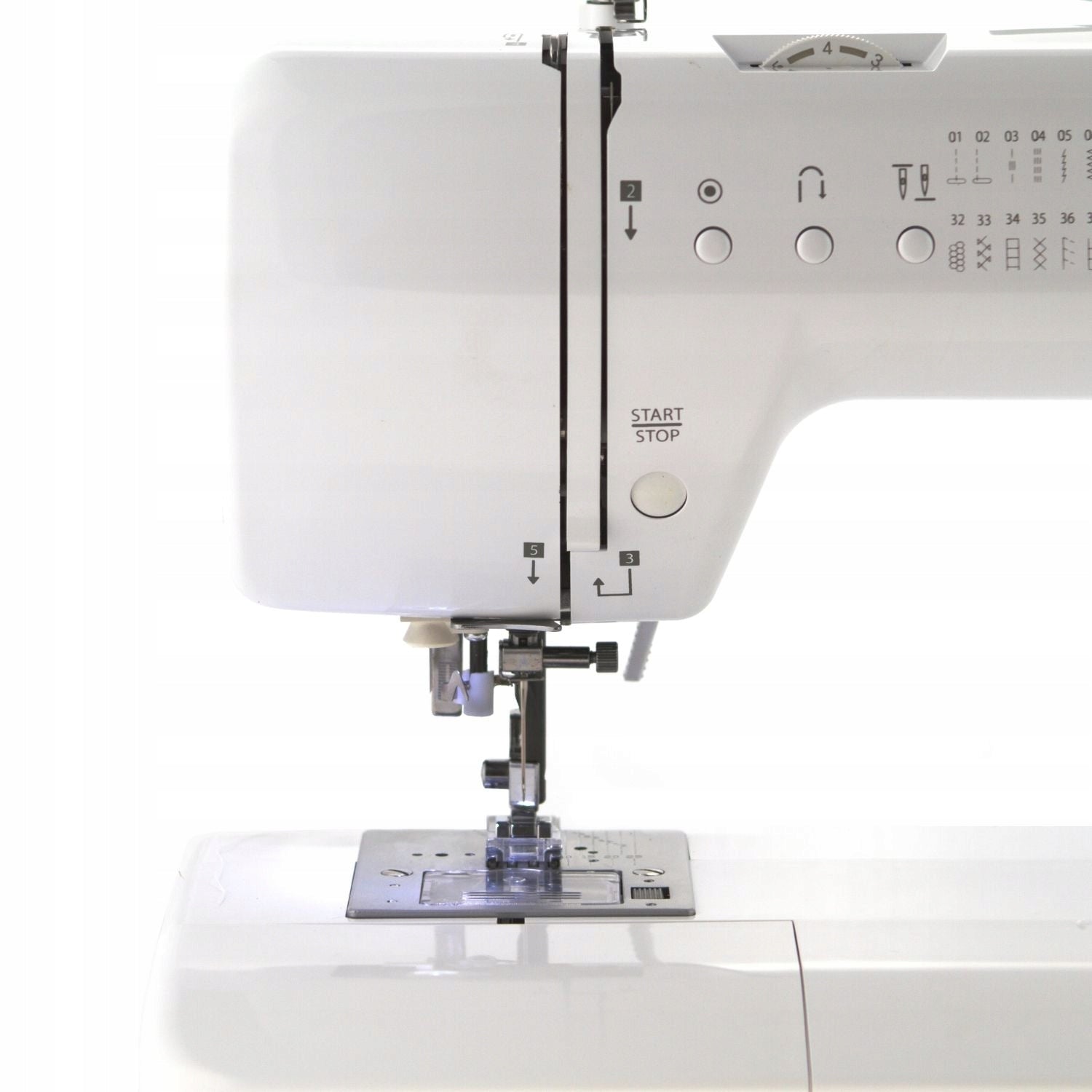 Electronic Home Sewing Machine Strong Malwina 99 Stitches Letter Number Material metal