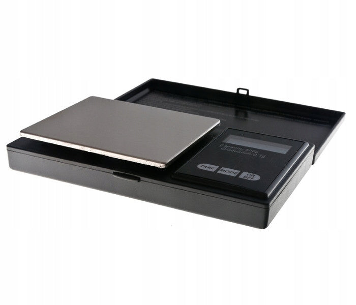 Electronic Jewellery Scale 500g/0,1g Accuracy Black Lockable Box