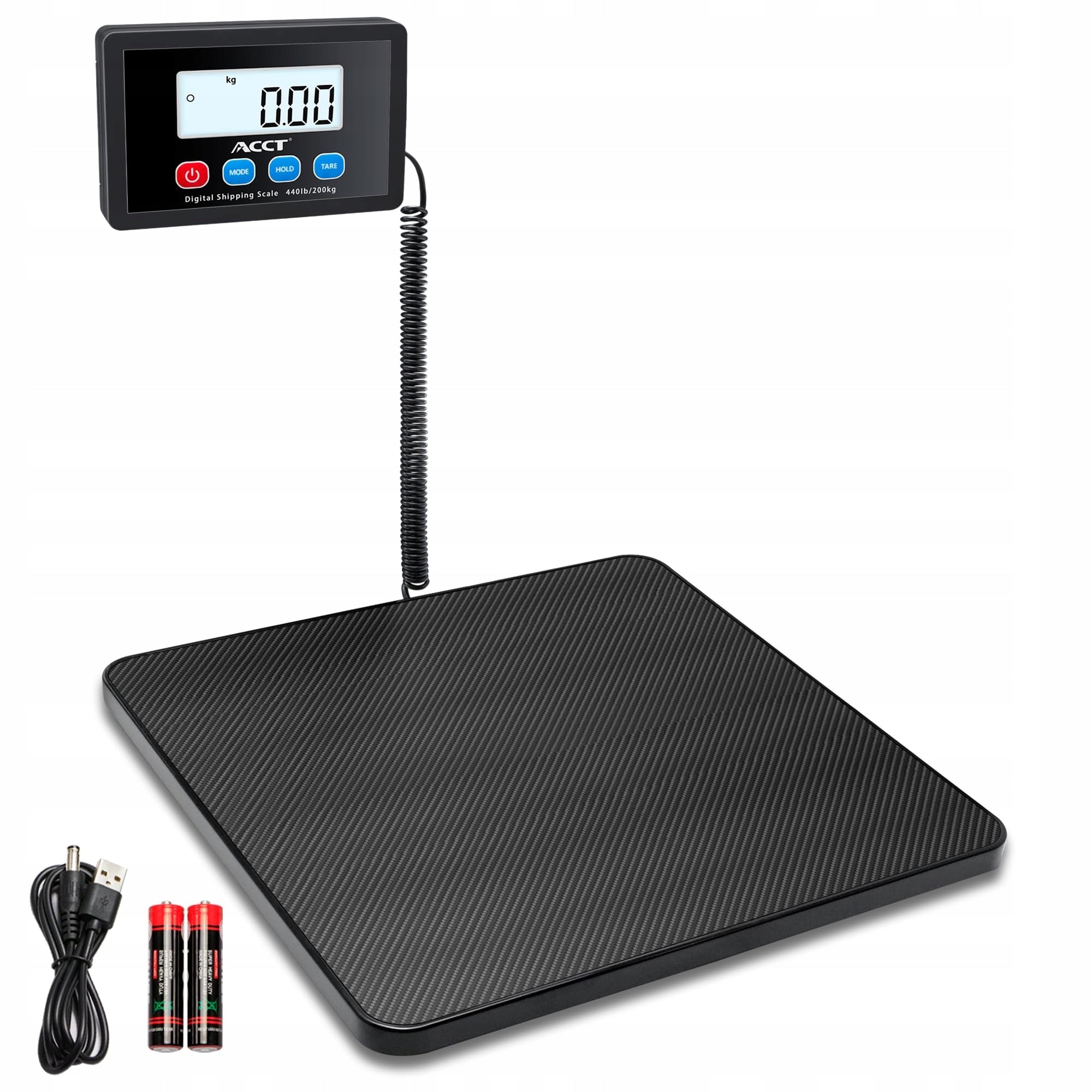 Electronic Parcel Scale 200kg LCD HOLD TARA Warehouse Precision 10g