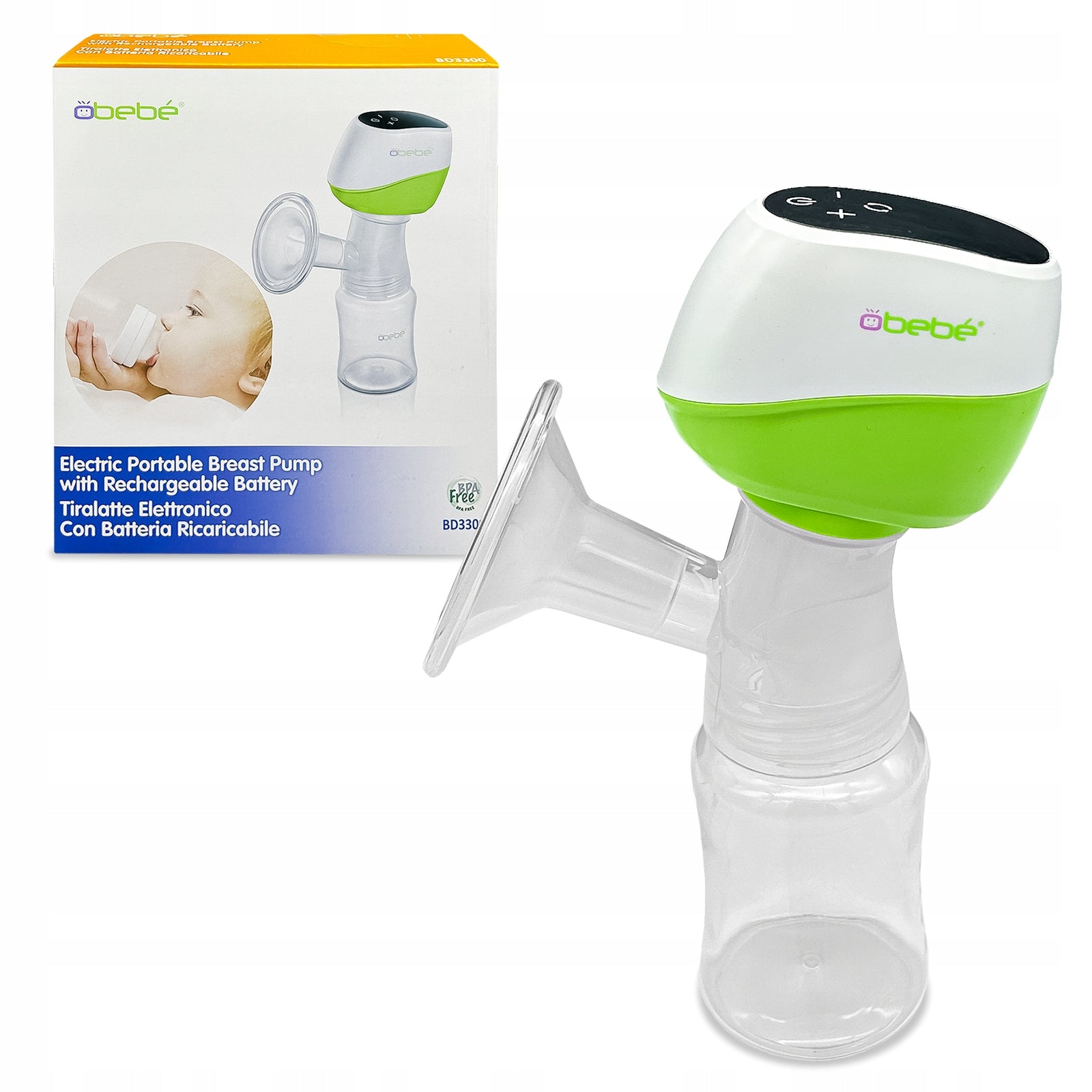 Electronic Portable Breast Pump with Pillow Complete Set with Battery