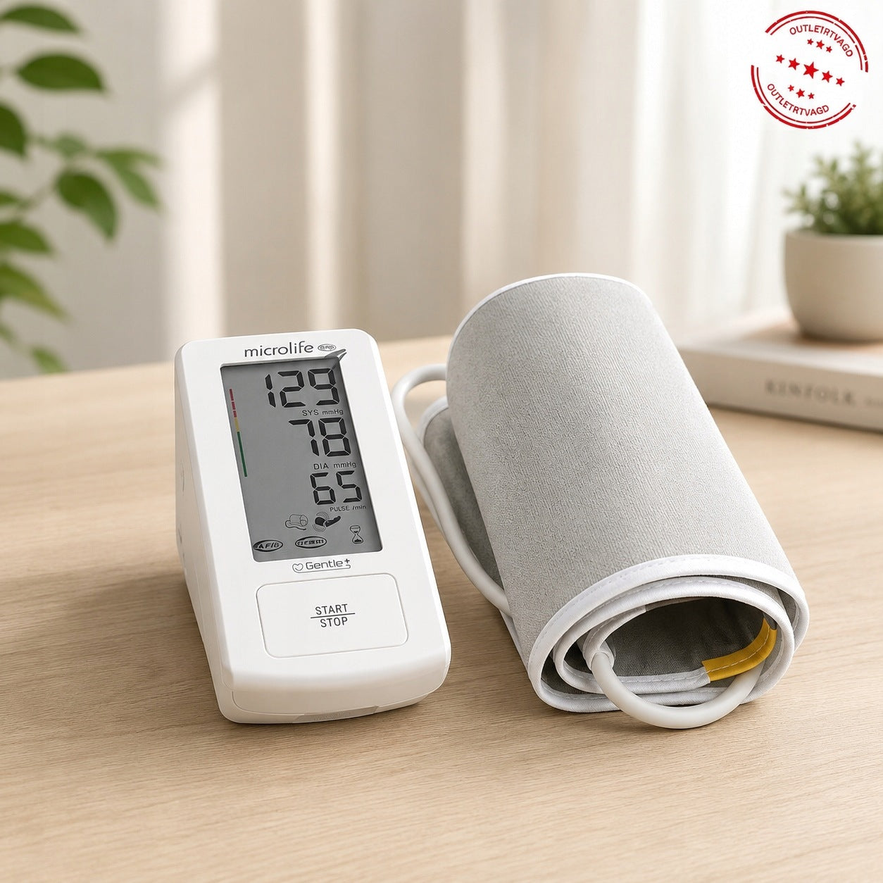 Electronic Shoulder Blood Pressure Monitor Microlife A6BP AFIB White Cover Medical device no
