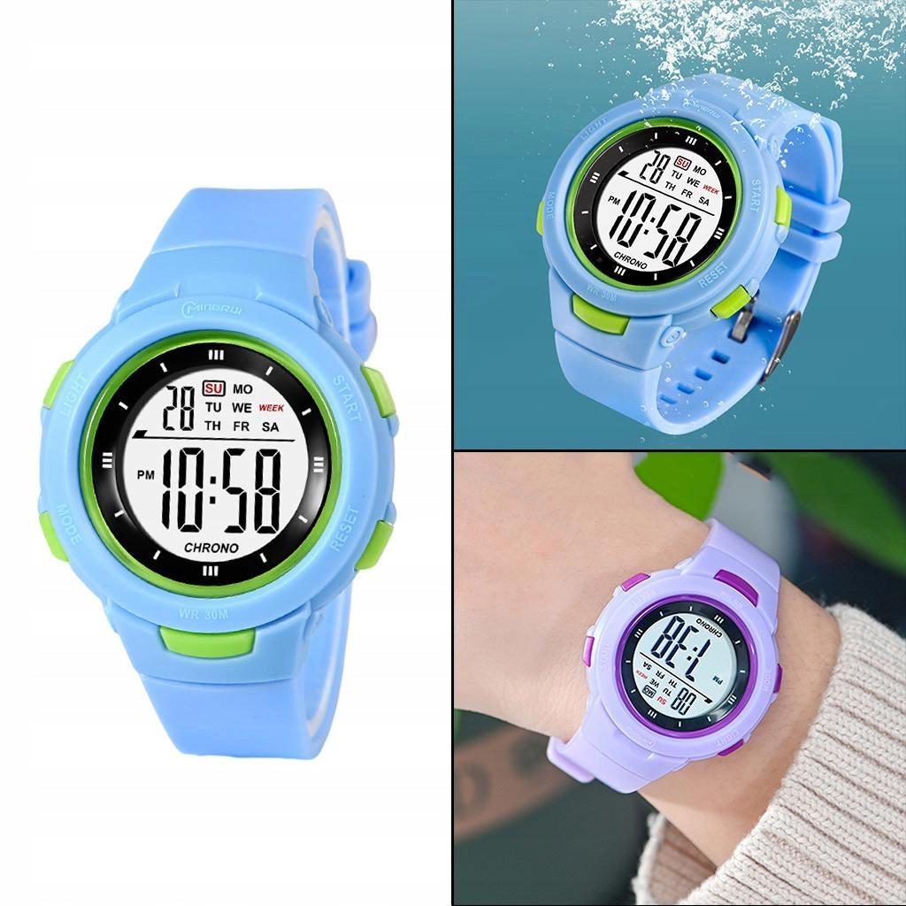Electronic Watch Boys Girls Kids Blue Kind digital