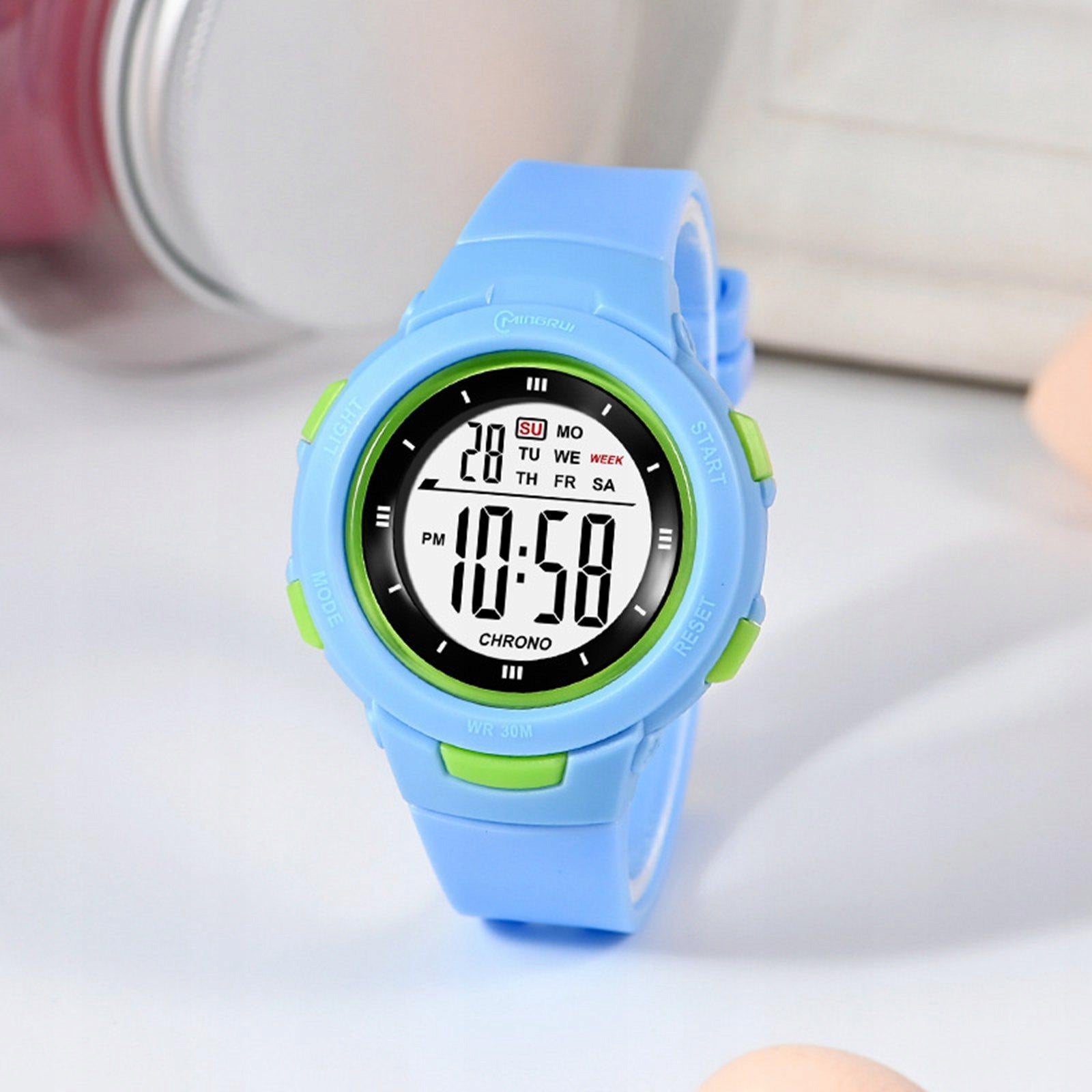 Electronic Watch Boys Girls Kids Blue