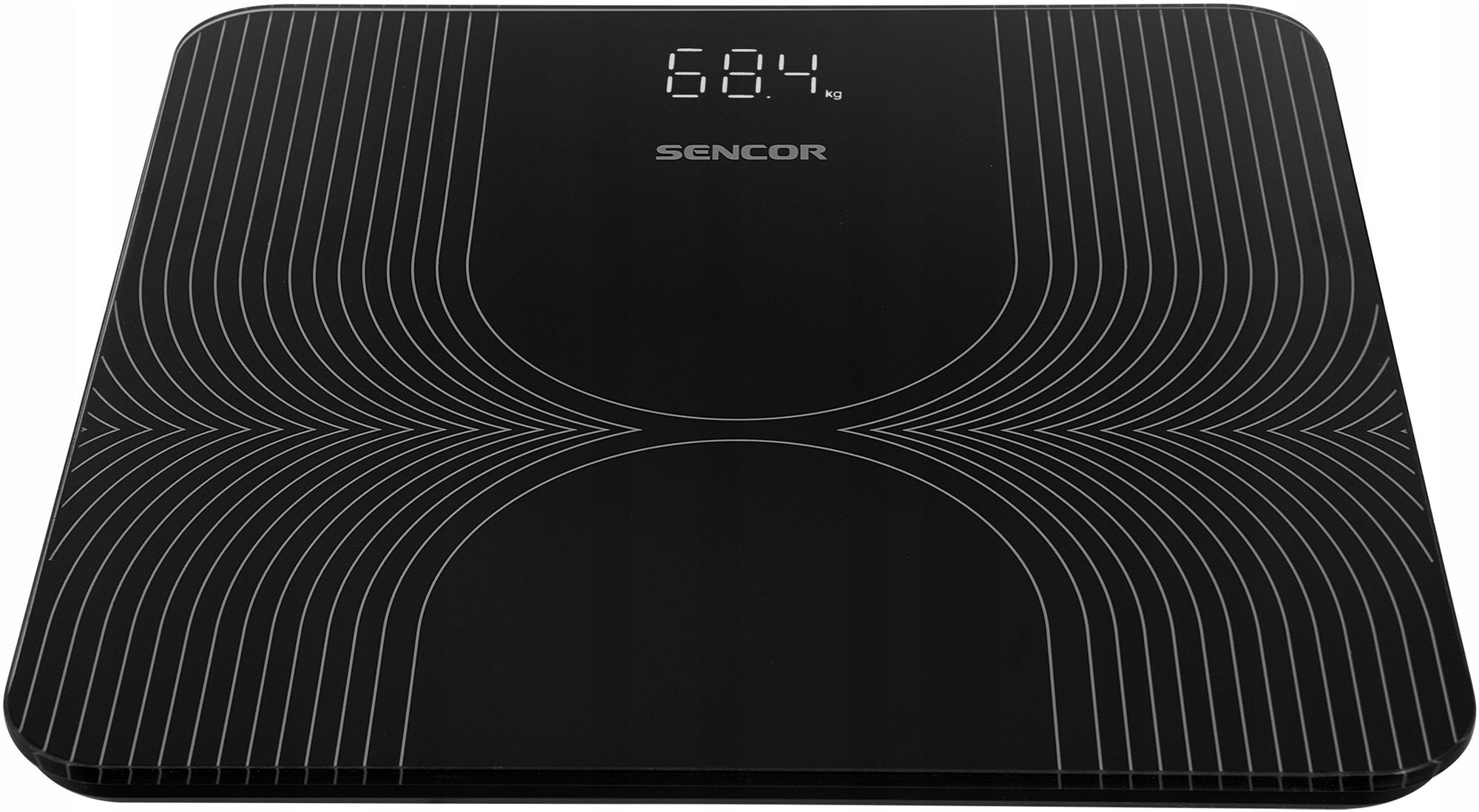 Electronic bathroom scale Sencor SBS2476BK Slim 180kg tempered glass Manufacturer code SBS 2476BK