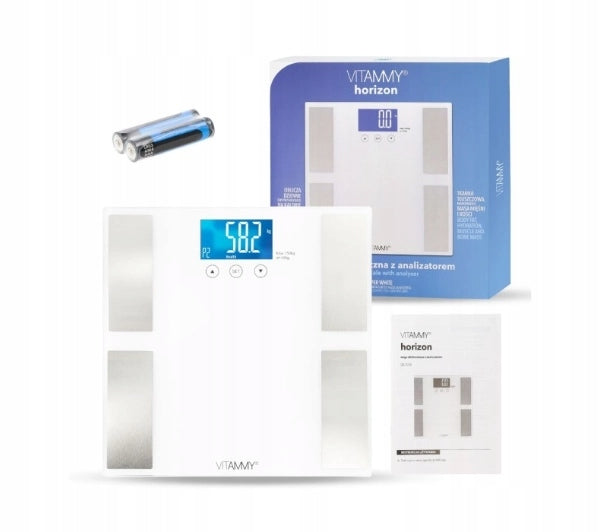 Electronic bathroom scale Vitammy Horizon with body composition analyzer Brand VITAMMY