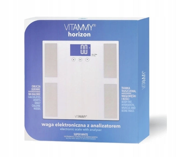 Electronic bathroom scale Vitammy Horizon with body composition analyzer Packaging status original