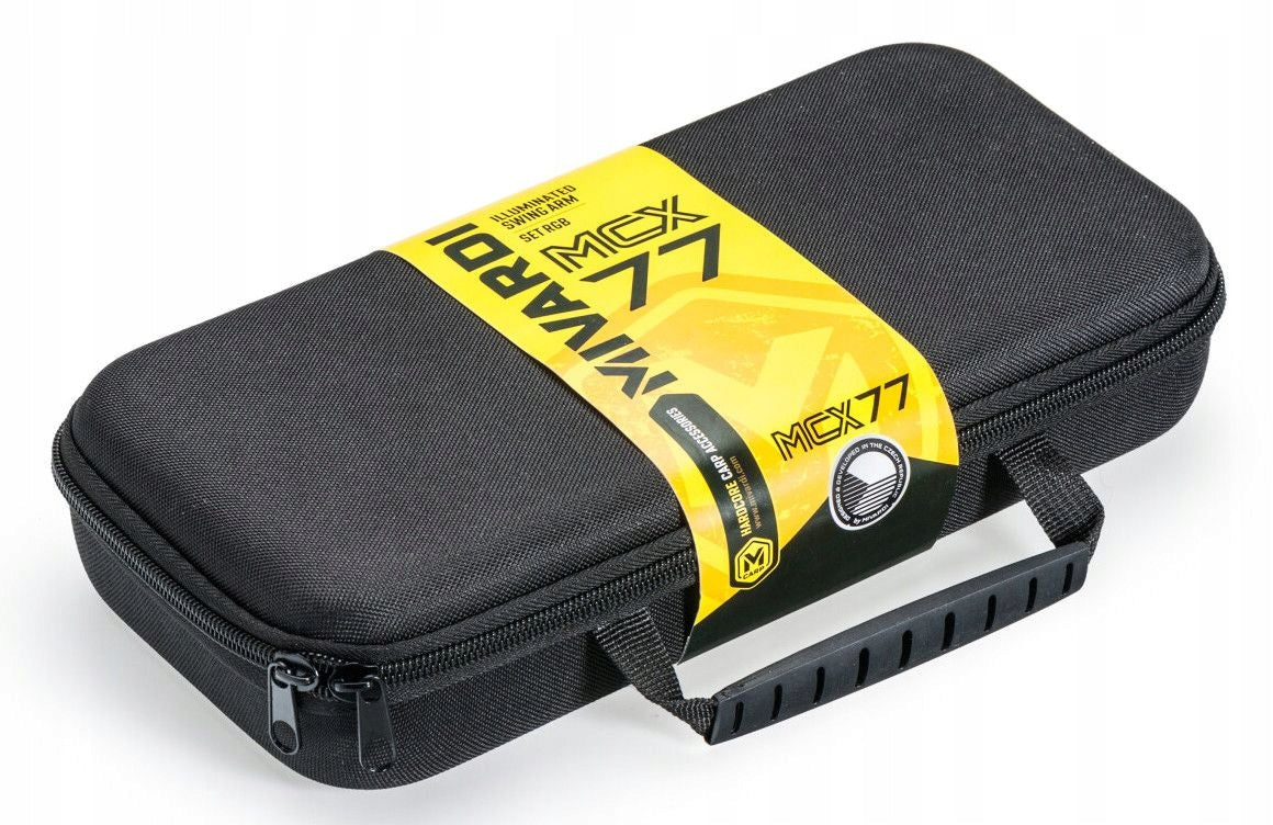 Electronic bite alarm Mivardi Swing Arm MCX 77 Set RGB Model Swing Arm MCX 77 Set RGB