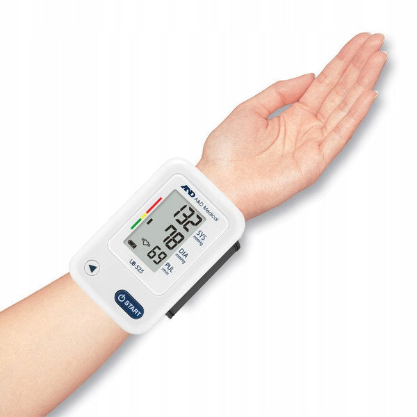 Electronic blood pressure monitor A&D Medical UB-525 for wrist Japan Packaging status original