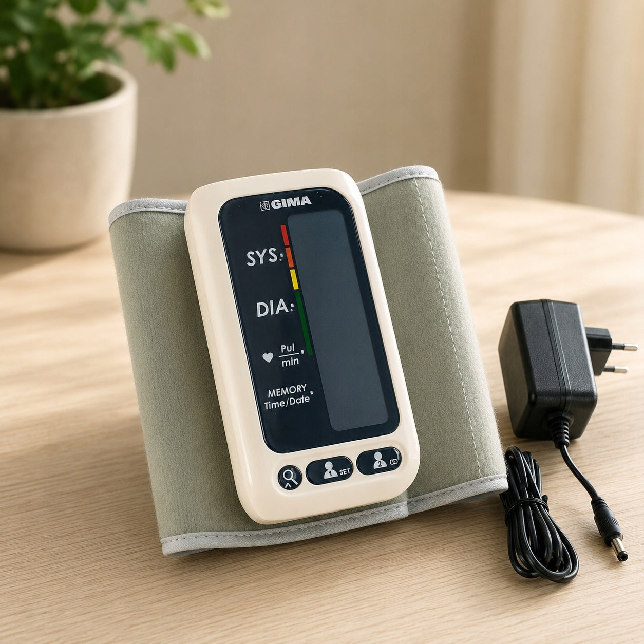Electronic blood pressure monitor Bluetooth GIMA BLUETOOTH Pressure measurement Medical device no