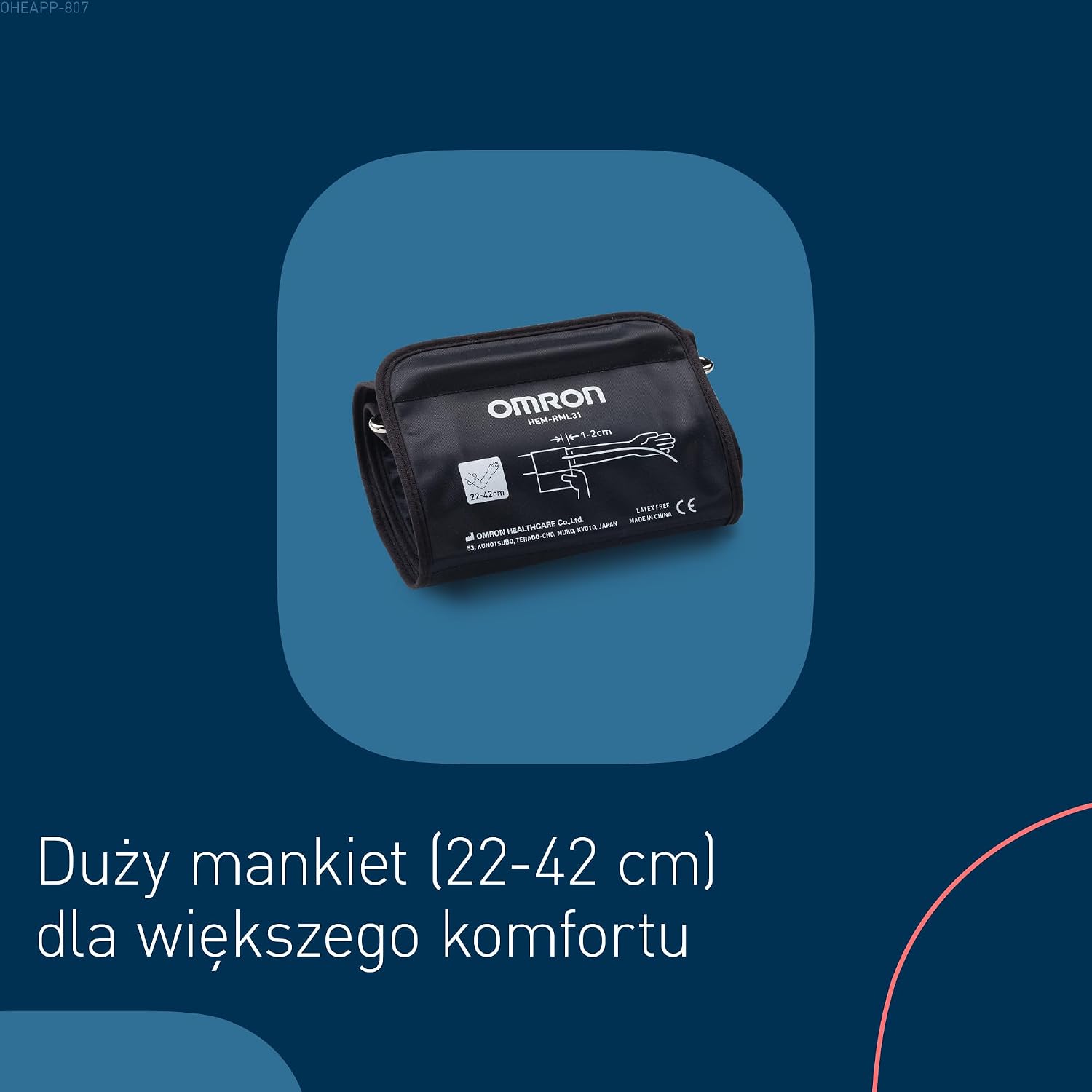 Electronic blood pressure monitor Omron X2 Smart Shoulder Bluetooth 22-42 cm Brand Omron