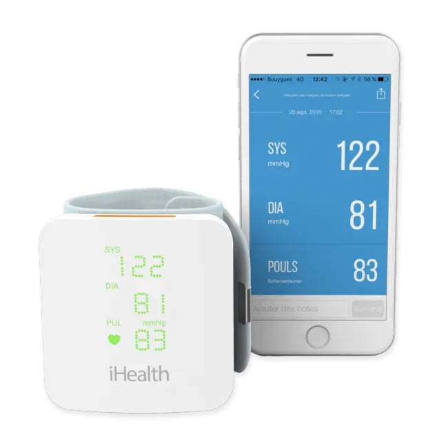 Electronic blood pressure monitor iHealth VIEW wrist | AH8443 Medical device type accessories for a medical device or a product without an intended medical purpose