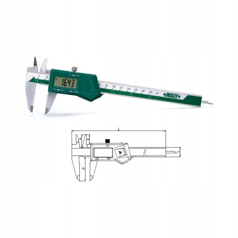 Electronic caliper Insize range 0-150mm 1108-150W Brand Insize