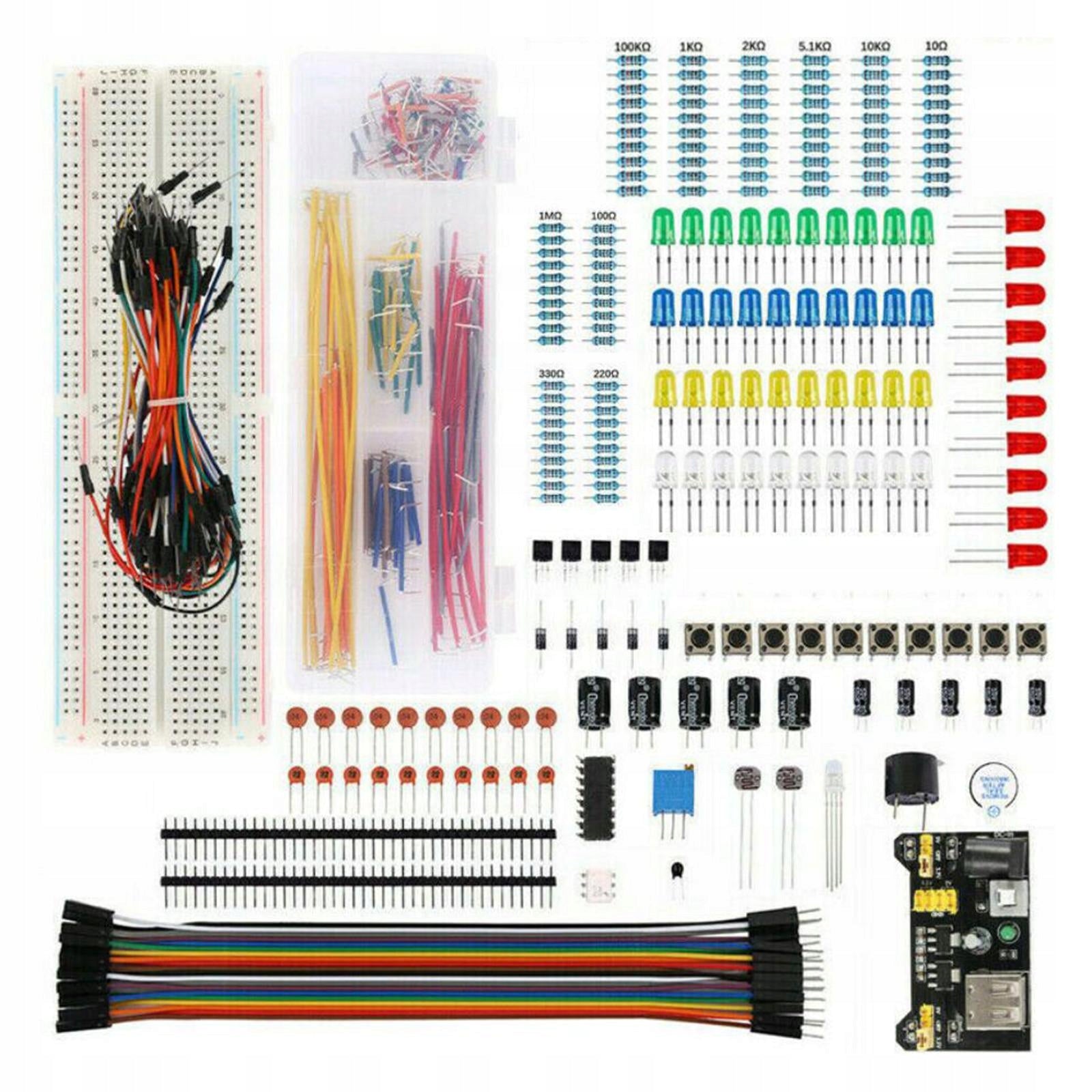 Electronic component Miscellaneous set. 830 Breadboard + Jumper + Power Modul Manufacturer code 01473021467
